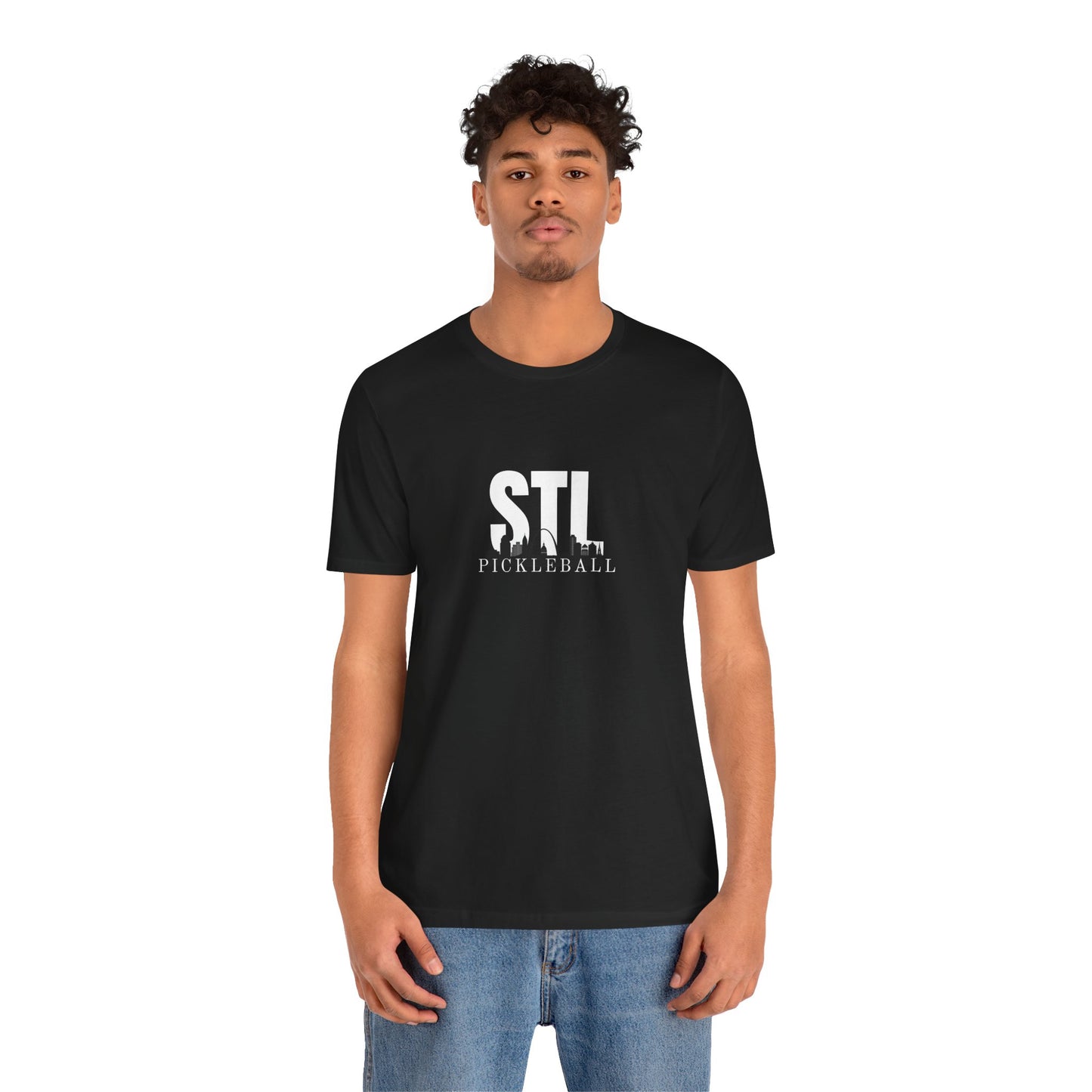 STL Pickleball Blk Skyline