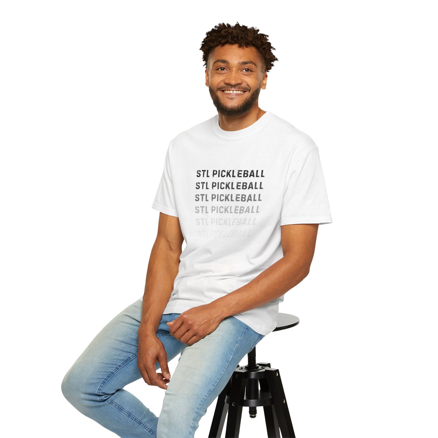 Unisex STL PB Blk and White Shirt