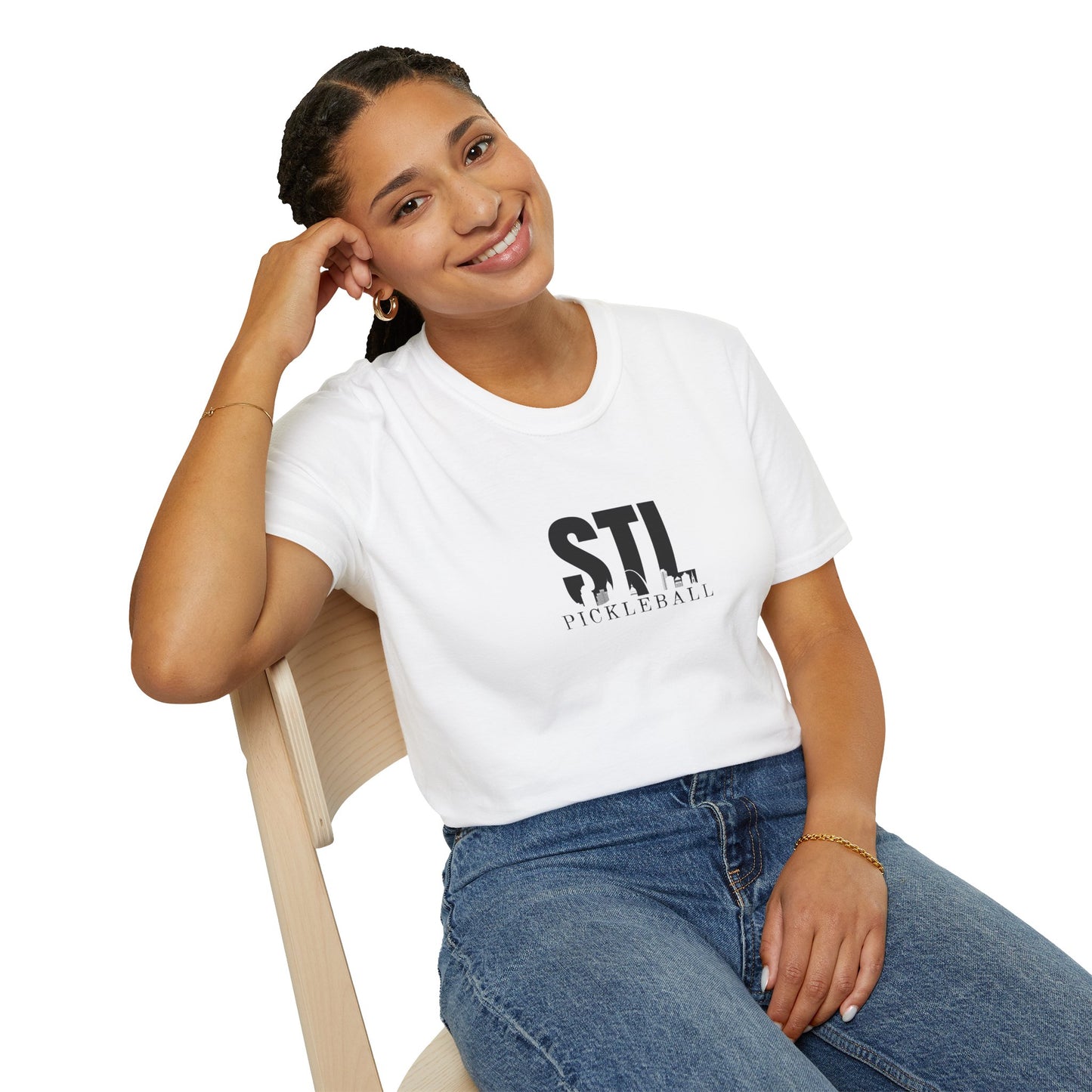 Unisex STL Pickleball Skyline T-shirt