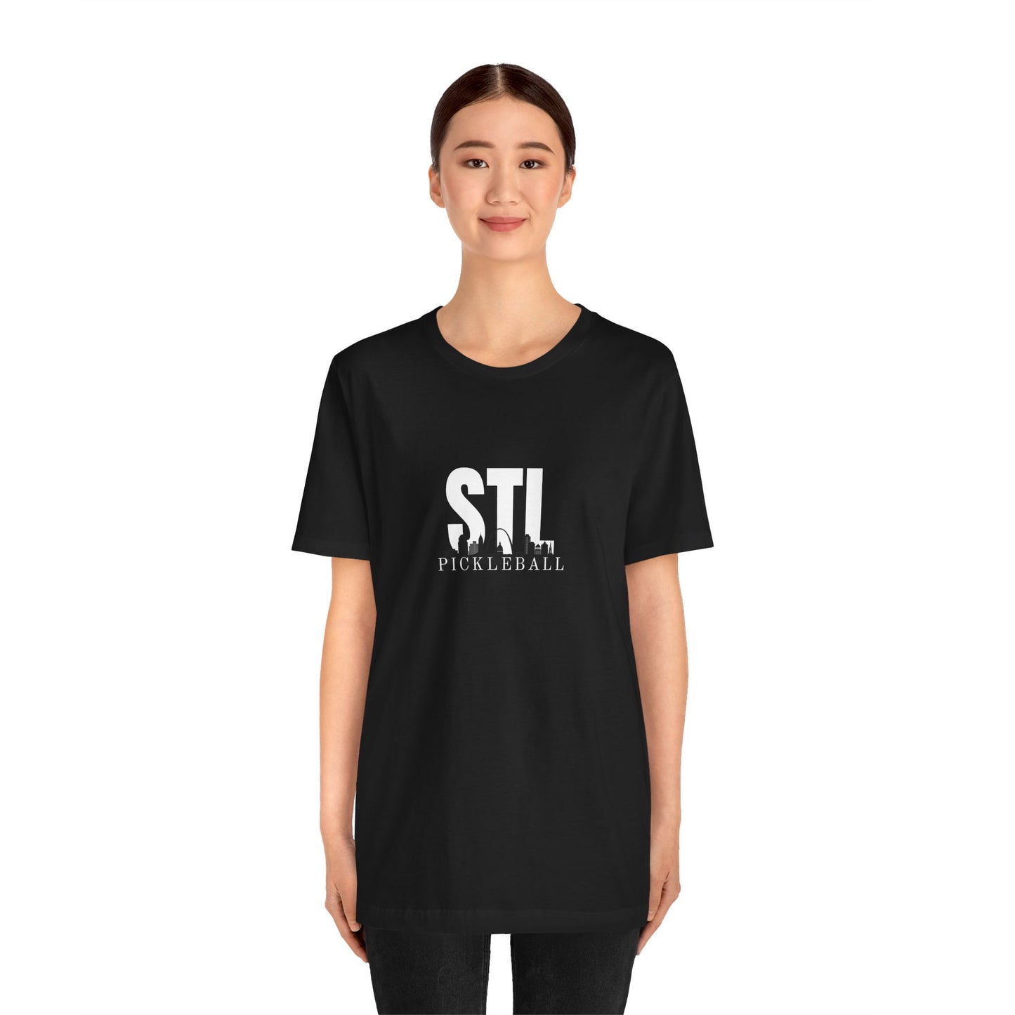 STL Pickleball Blk Skyline